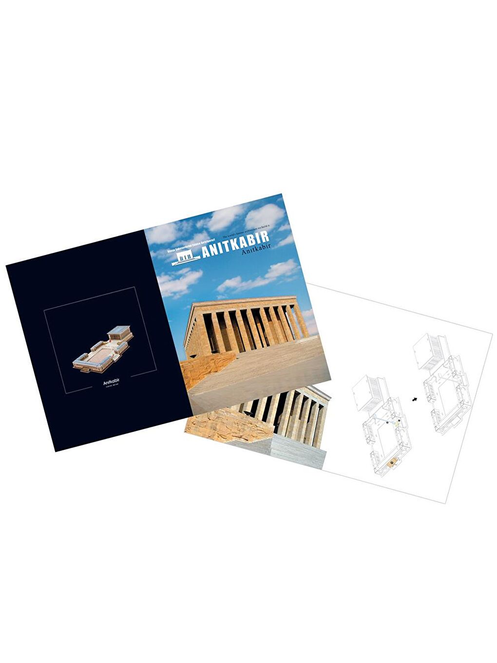 Cubic Fun Karışık 3D 59 Parça Puzzle Anıtkabir - 3