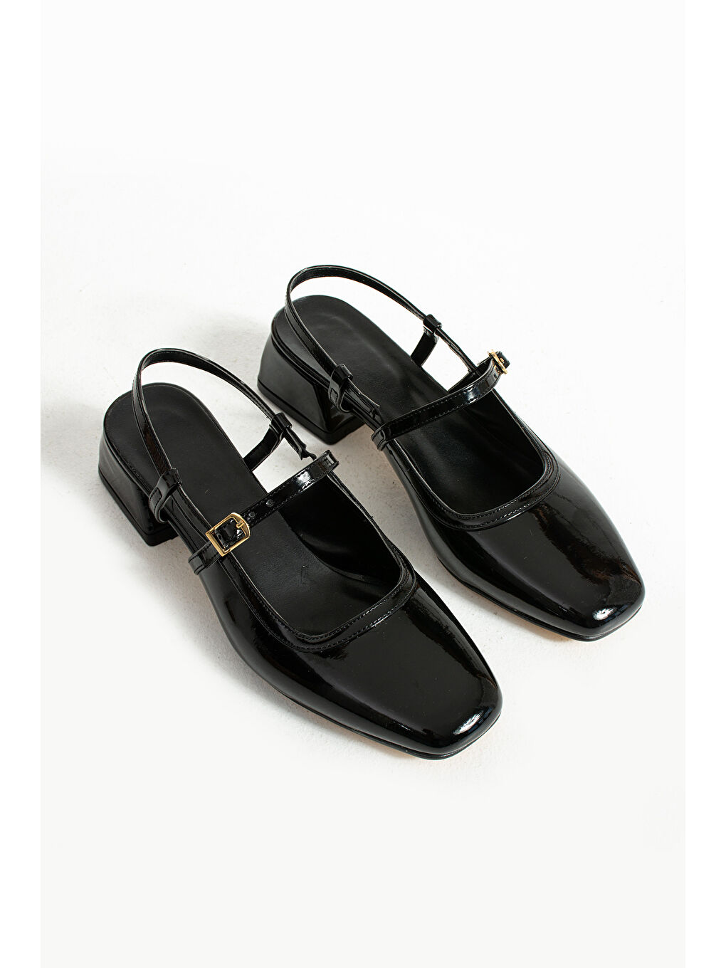 Siyah Kadın Babet Ayakkabı