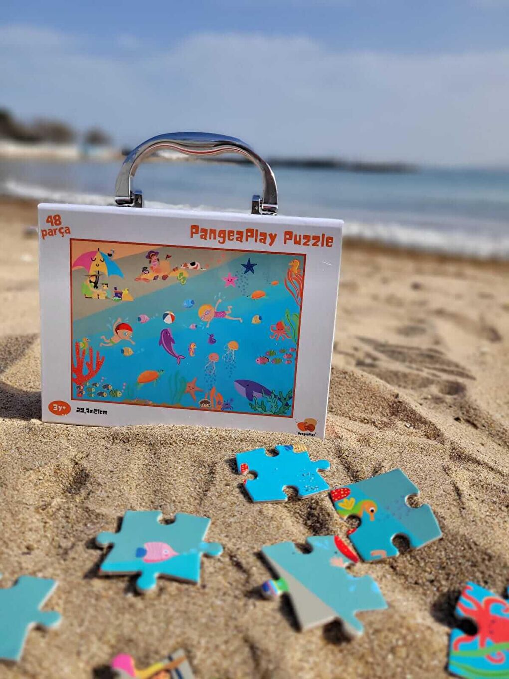 PangeaPlay Karışık 48 Parça Puzzle - Sıcacık Bir Yaz Günü - 8