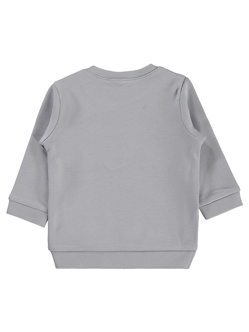 Baby Hayvan Nakışlı 3-18 Ay Sweatshirt - Gri-1