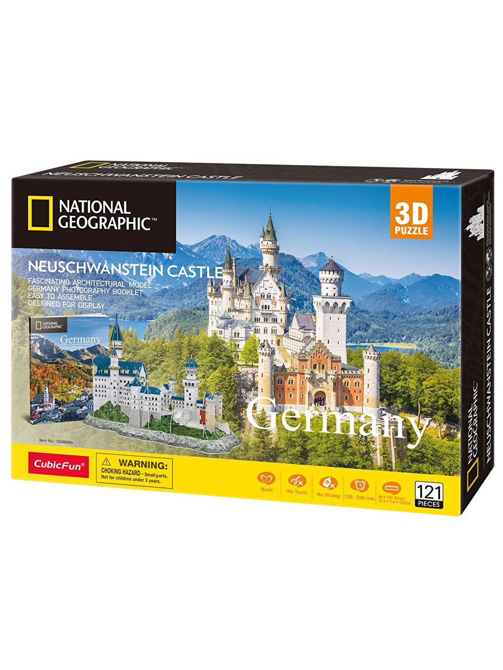 Cubic Fun Karışık 3D Puzzle National Geographic Serisi - Neuschwanstein Kalesi - 2