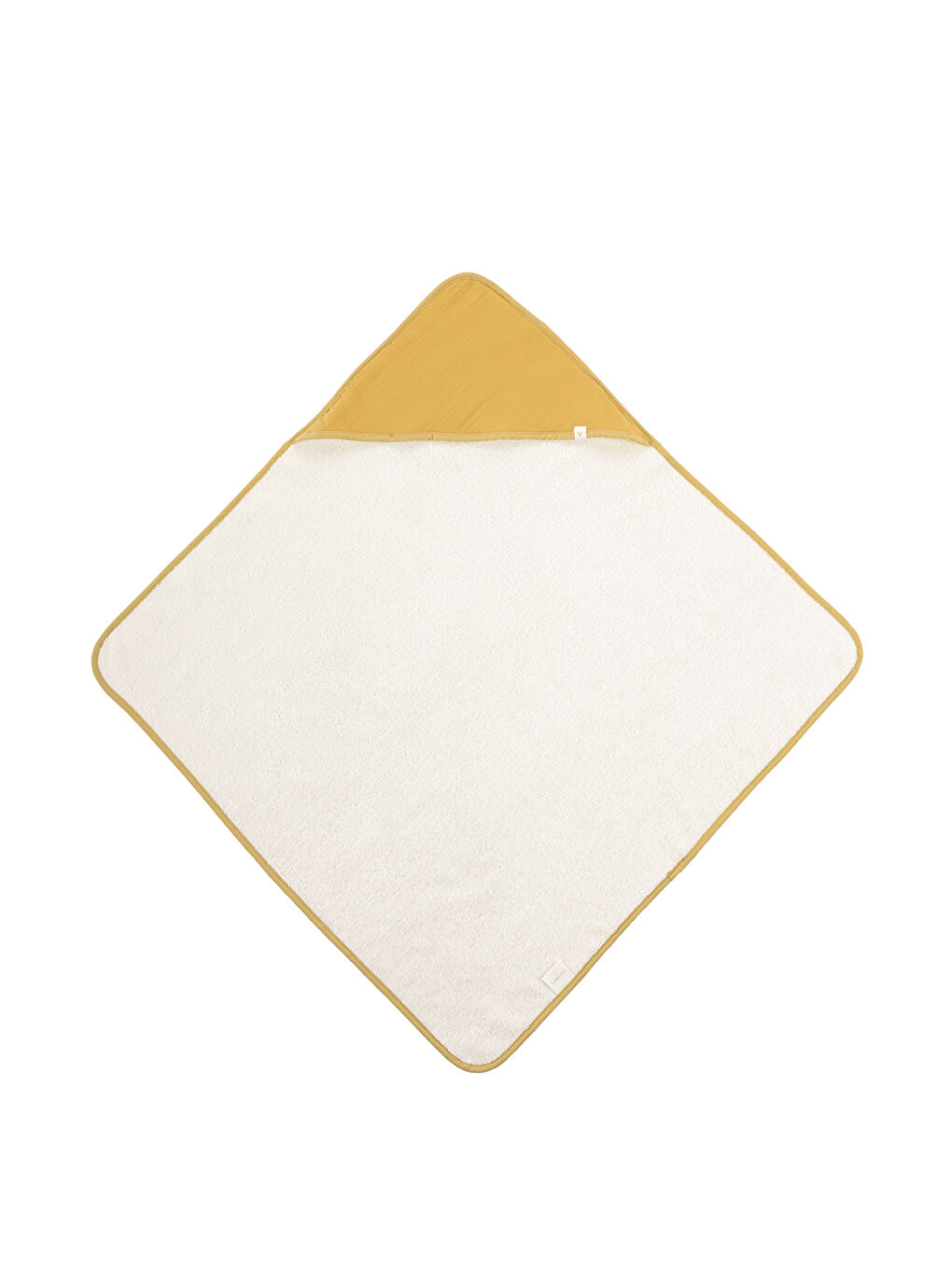 Kahverengi Joy of Colors Organik Pamuk Müslin Bebek Kundak Hardal 75x75