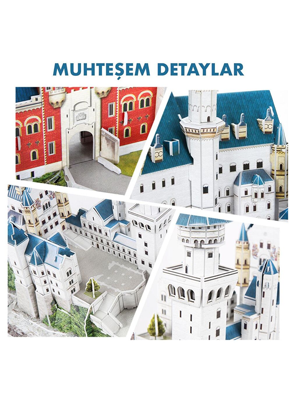 Cubic Fun Karışık 3D Puzzle National Geographic Serisi - Neuschwanstein Kalesi - 6