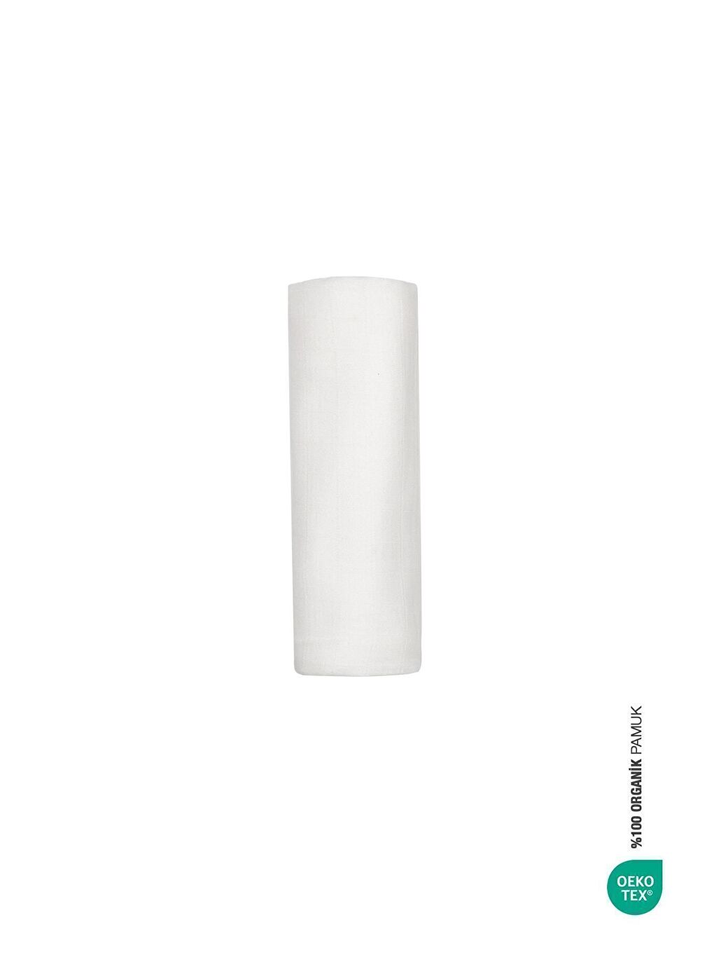 BebeMarin Çok Amaçlı Müslin Örtü 120x120 Beyaz-4