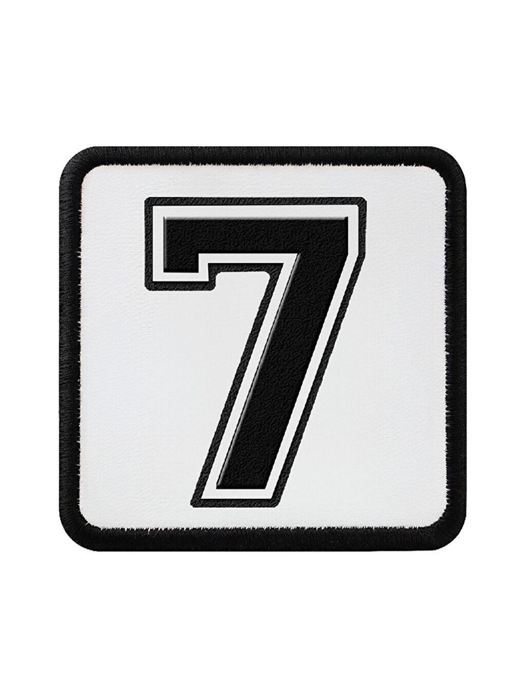 Siyah 7 Logolu Rozet