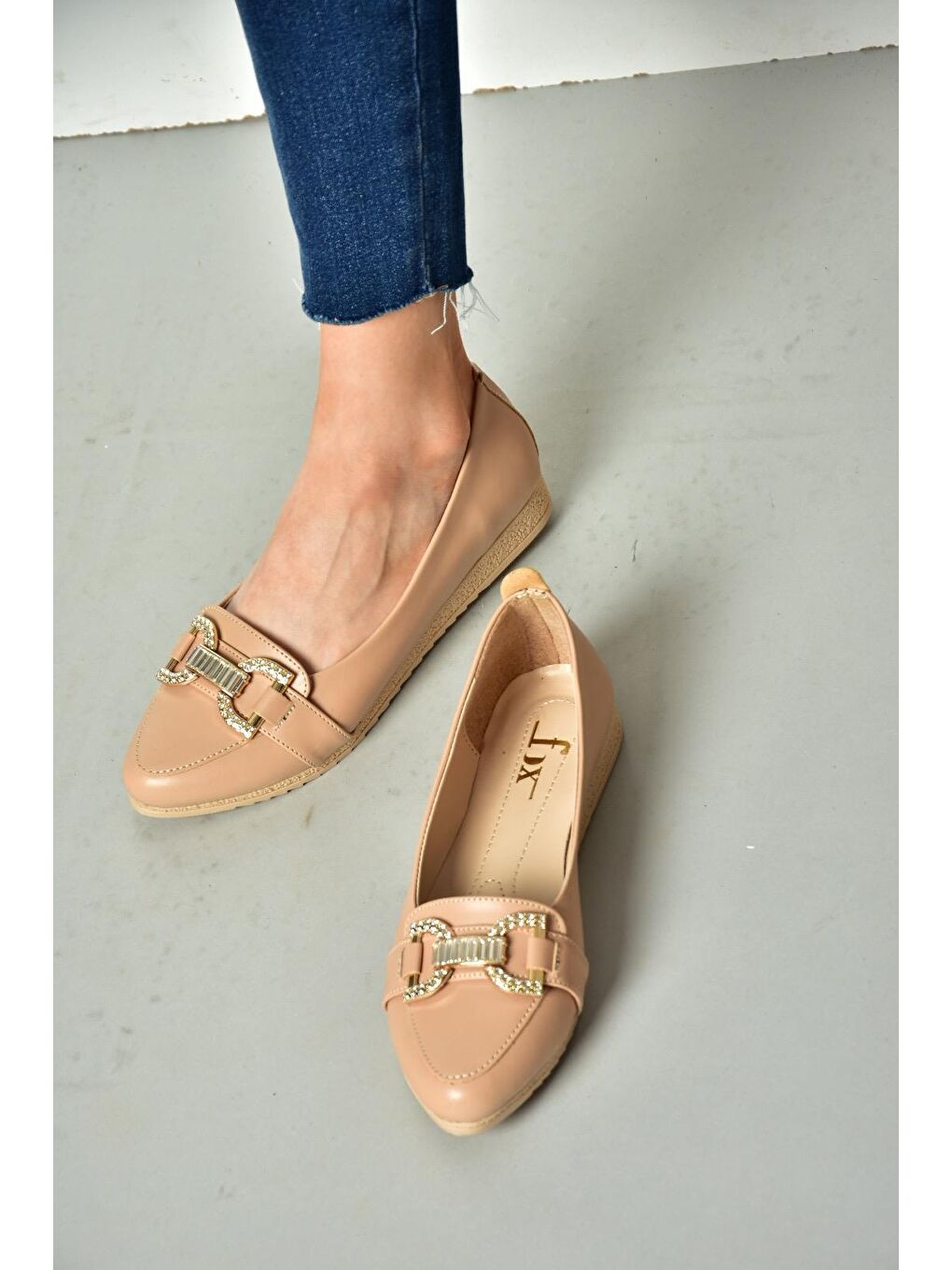 Bej S3144331 Ten Kadın Ayakkabı-4