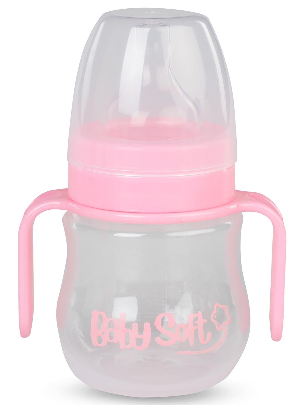 Genıs Agız Kulplu Bıberon 150 Ml - Pembe