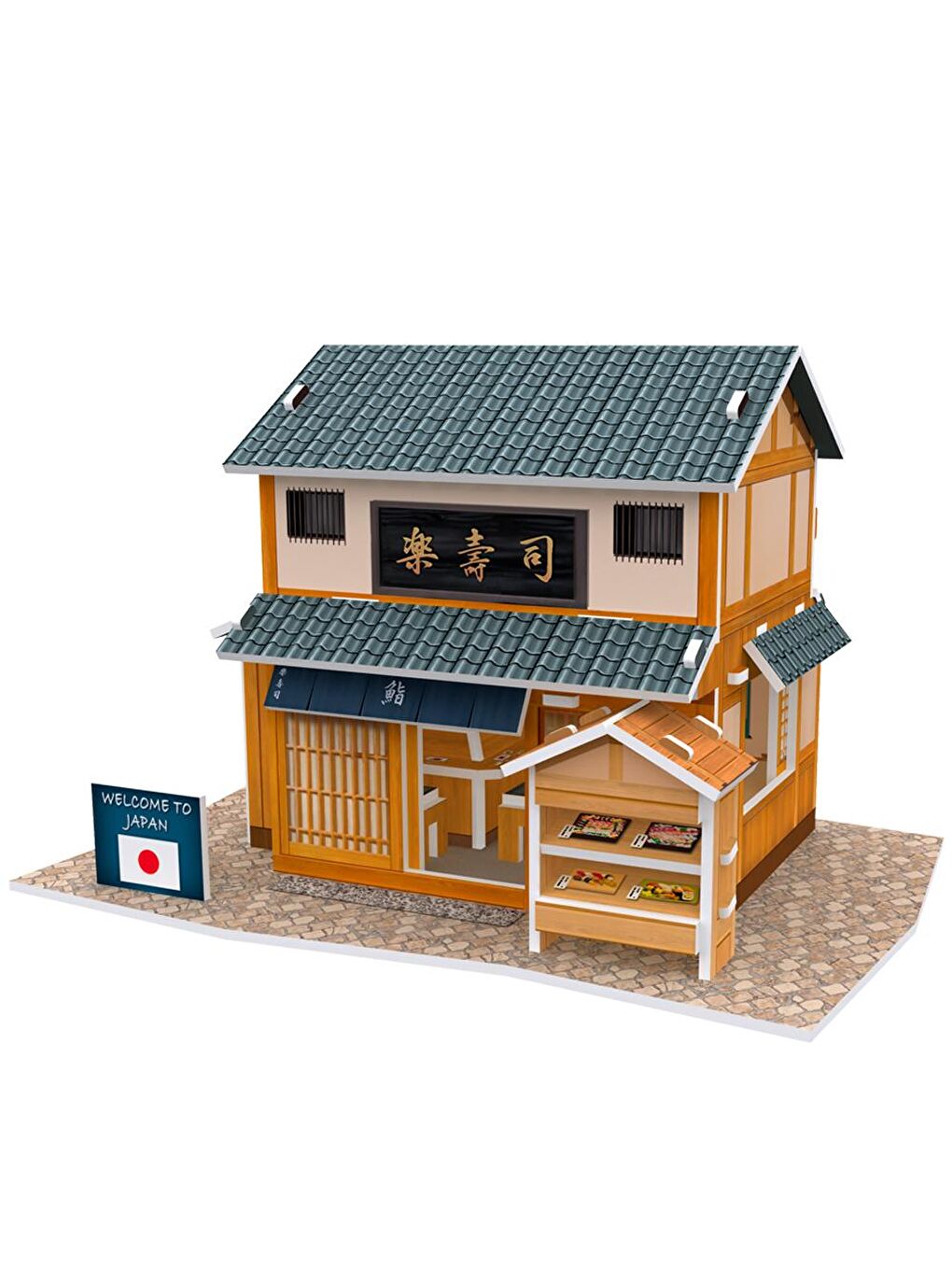 Cubic Fun Karışık 3D 32 Parça Puzzle Japon Sushi Restoranı - 1