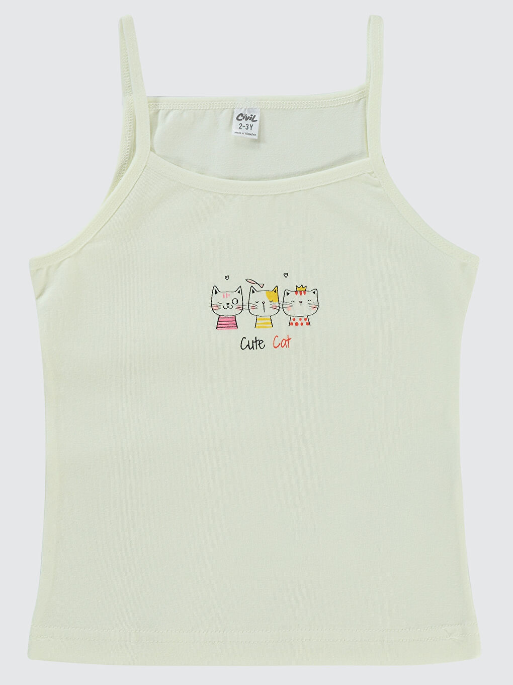 Girls Kız Çocuk 2'li Atlet Set 2-10 Yaş Pembe-3