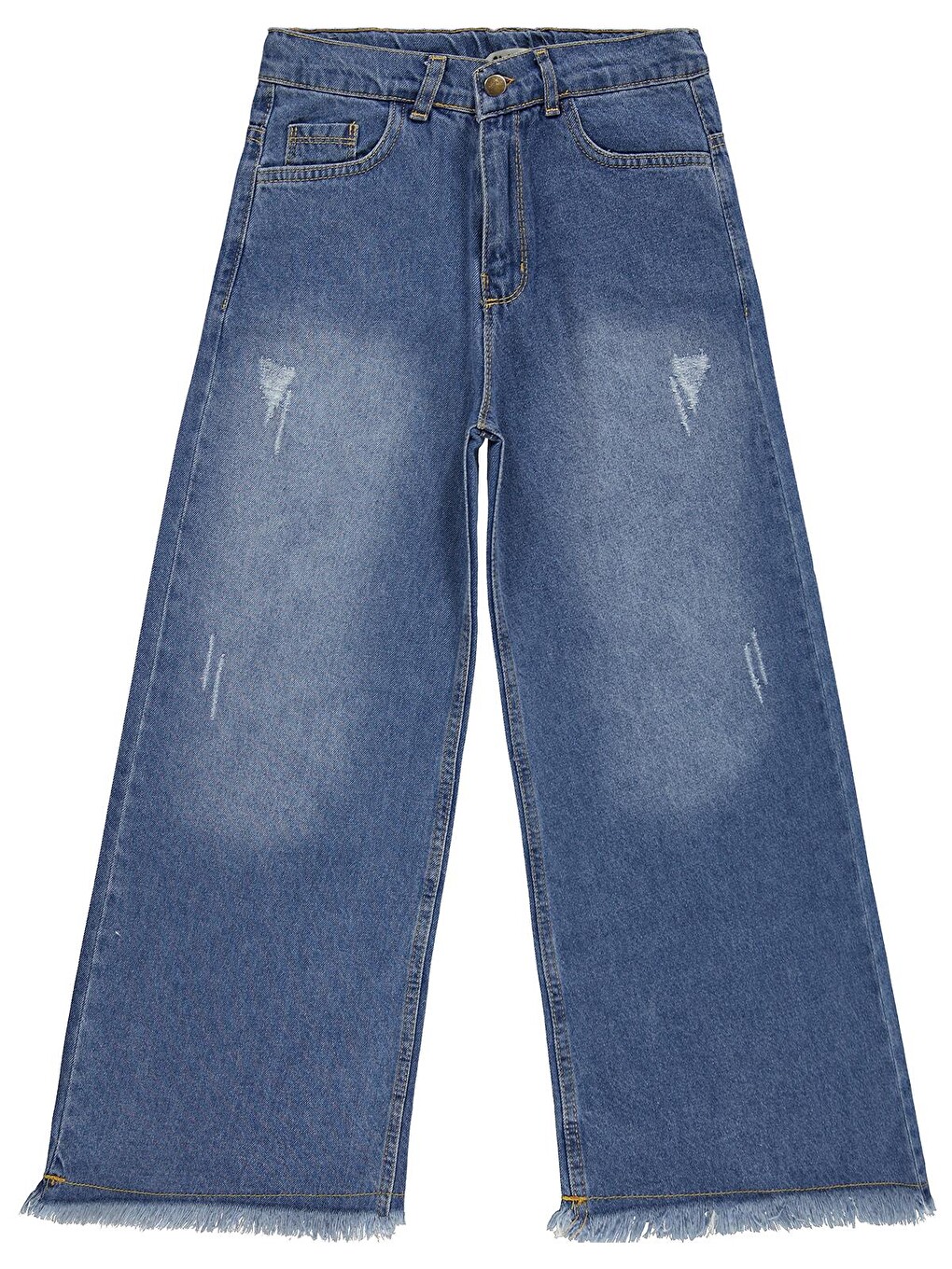 Girls Pantolon Etek 6-9 Yaş Pantolon - Mavi