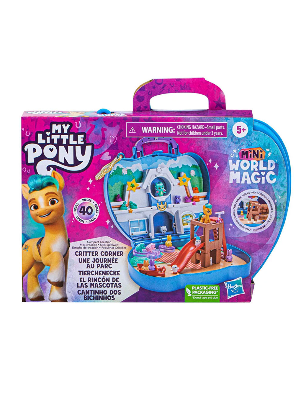 My Little Pony Renksiz Mini Dünya Sihri: Kompakt Yaratıcı Oyun Seti Critter Corner F3876-F6440 - 5