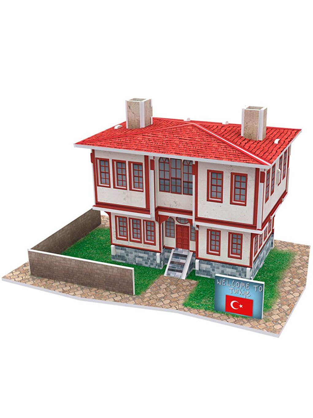 Cubic Fun Karışık 3D 26 Parça Puzzle Türk Halk Evi 1 - 1