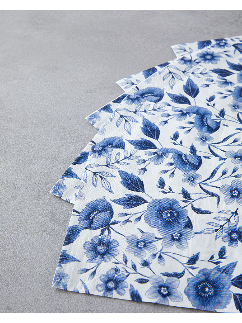 Bluebloom Kağıt 20'li Kağıt Peçete 33x40 Cm Mavi-1