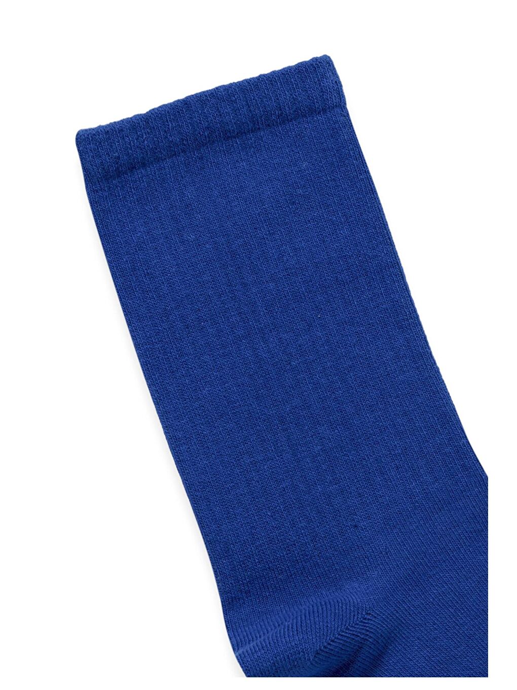 Mavi Uzun Basıc Soket Çorap Saks-1