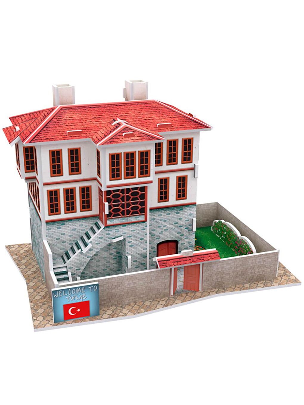 Cubic Fun Karışık 3D 18 Parça Puzzle Türk Halk Evi 2 - 1