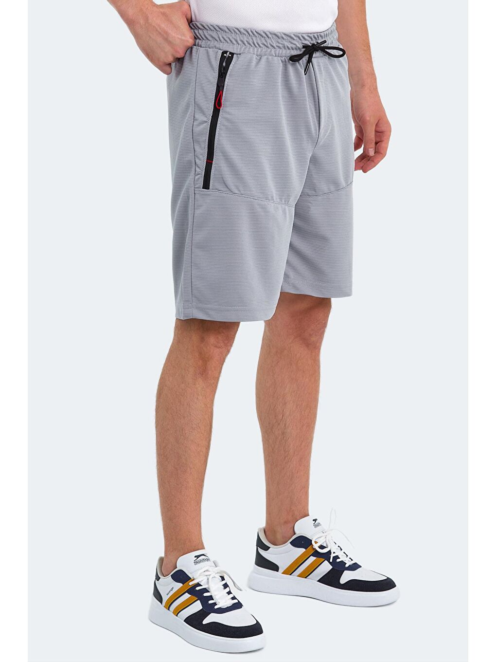 Erkek Şort Gri-2