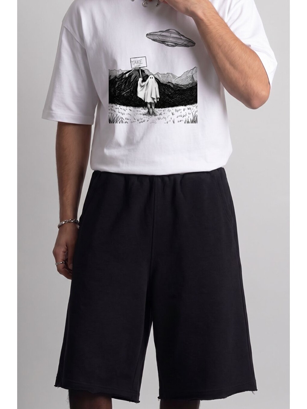 Erkek Yang Siyah Jorts-1