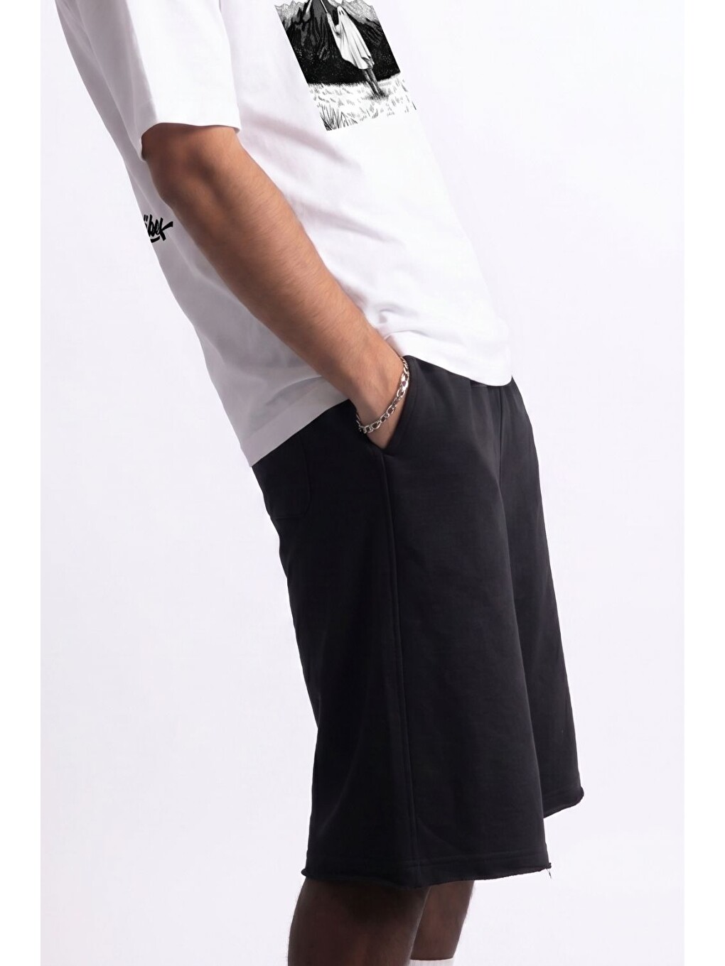 Erkek Yang Siyah Jorts-2