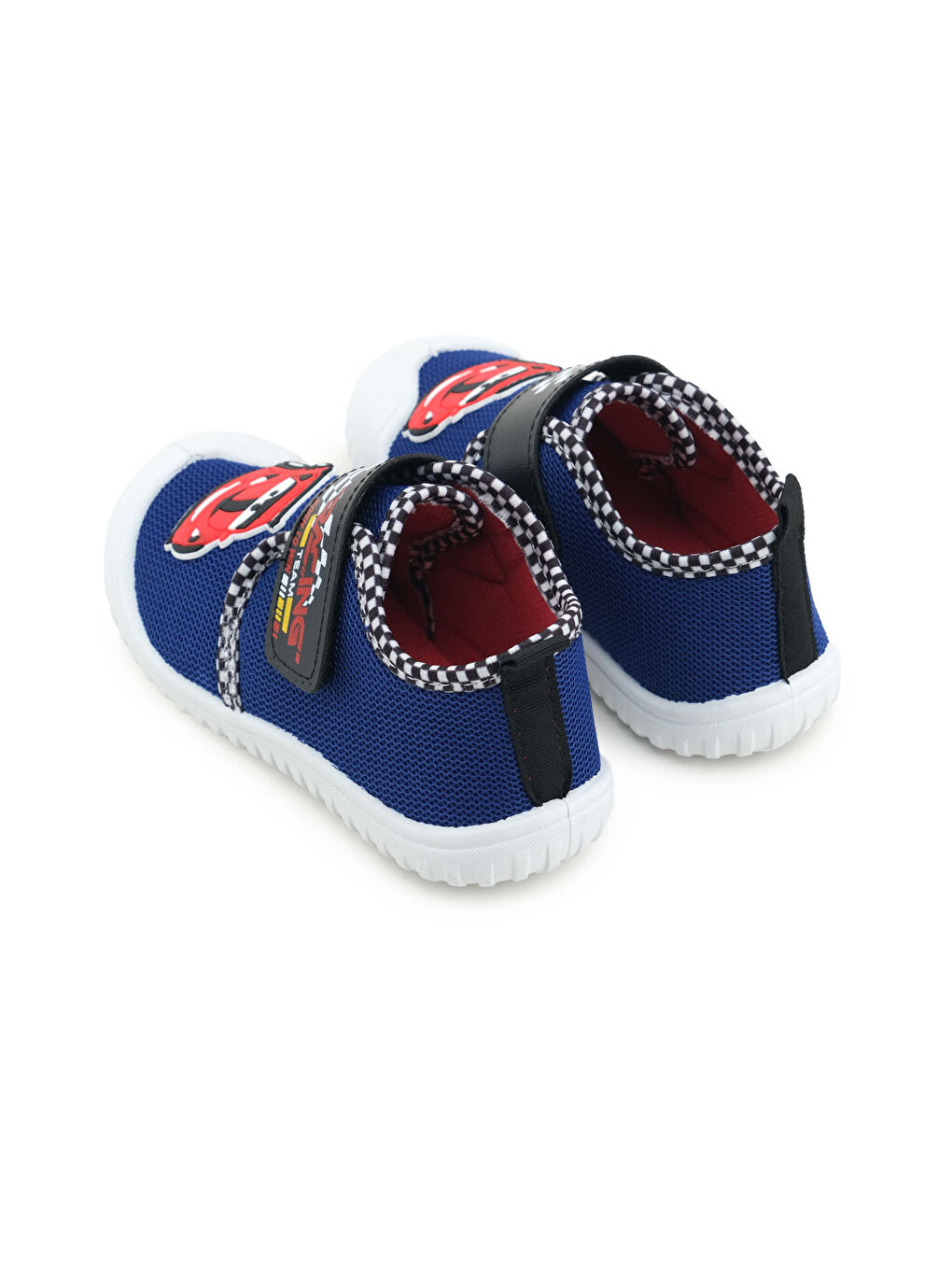 Mavi Yazlık Erkek Çocuk Rahat Taban Cırt Cırtlı Ayarlanabilir Keten Ayakkabı-3