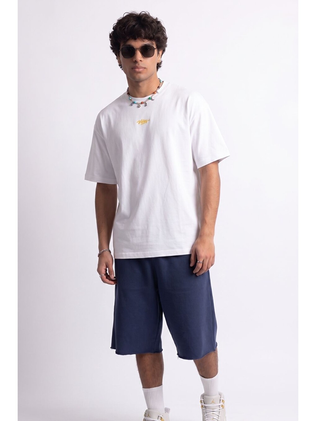 Amalfi Oversize Beyaz T-Shirt