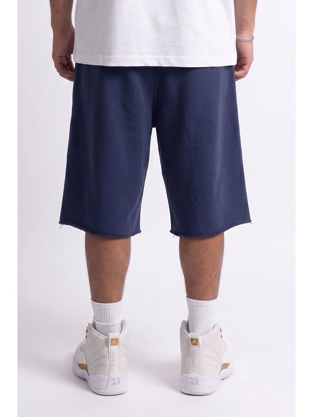 Erkek Yang Lacivert Jorts-4