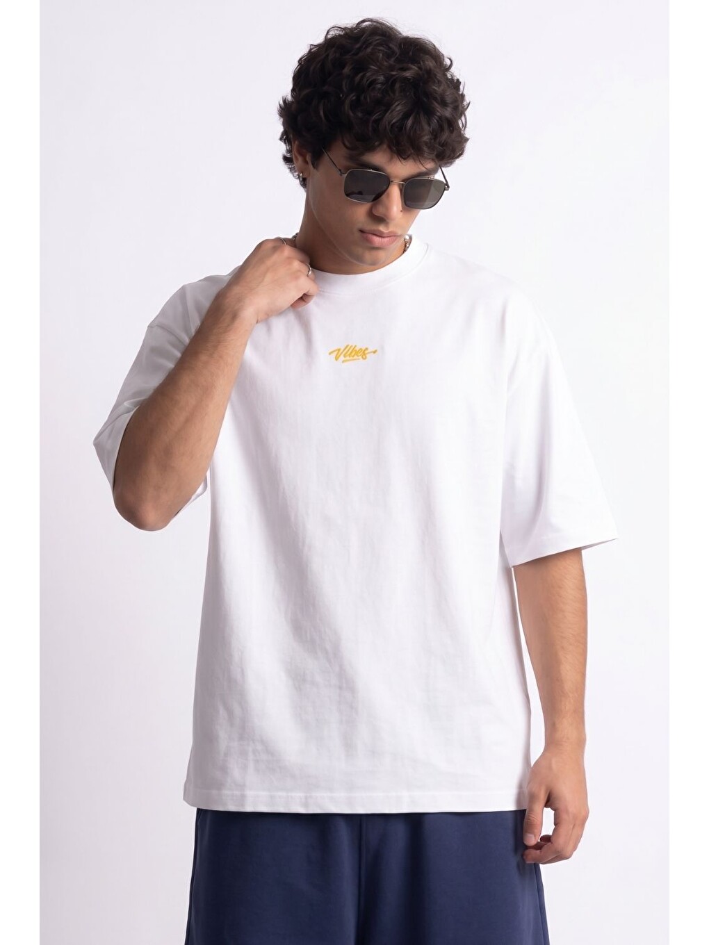 Amalfi Oversize Beyaz T-Shirt-3