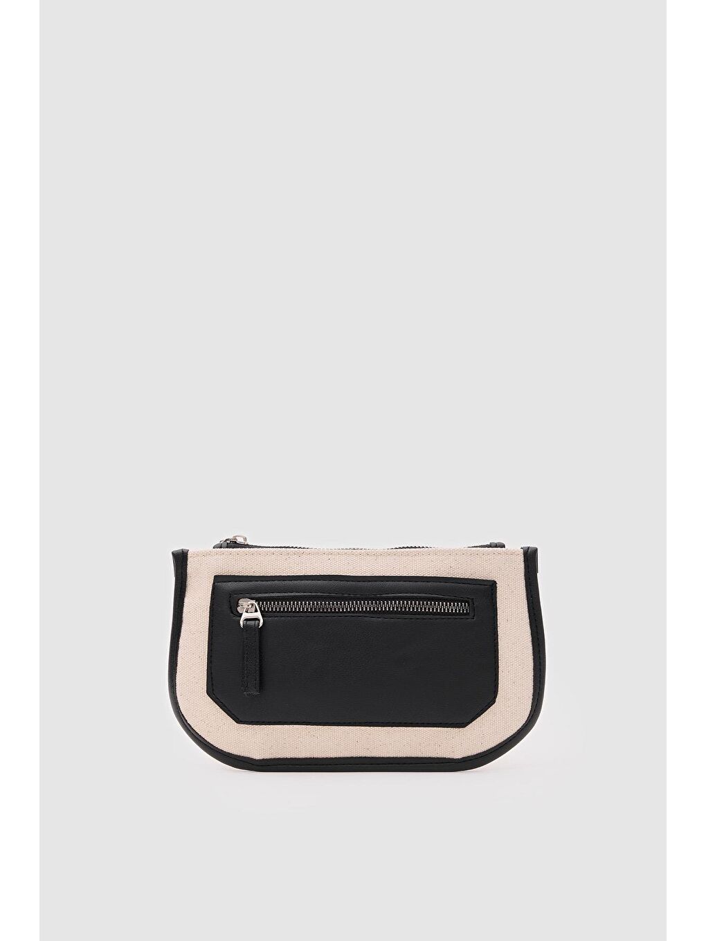 Papi Kanvas Clutch Cüzdan Siyah