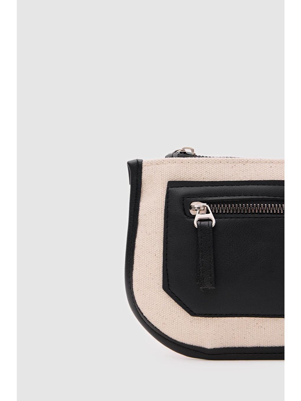Papi Kanvas Clutch Cüzdan Siyah-2