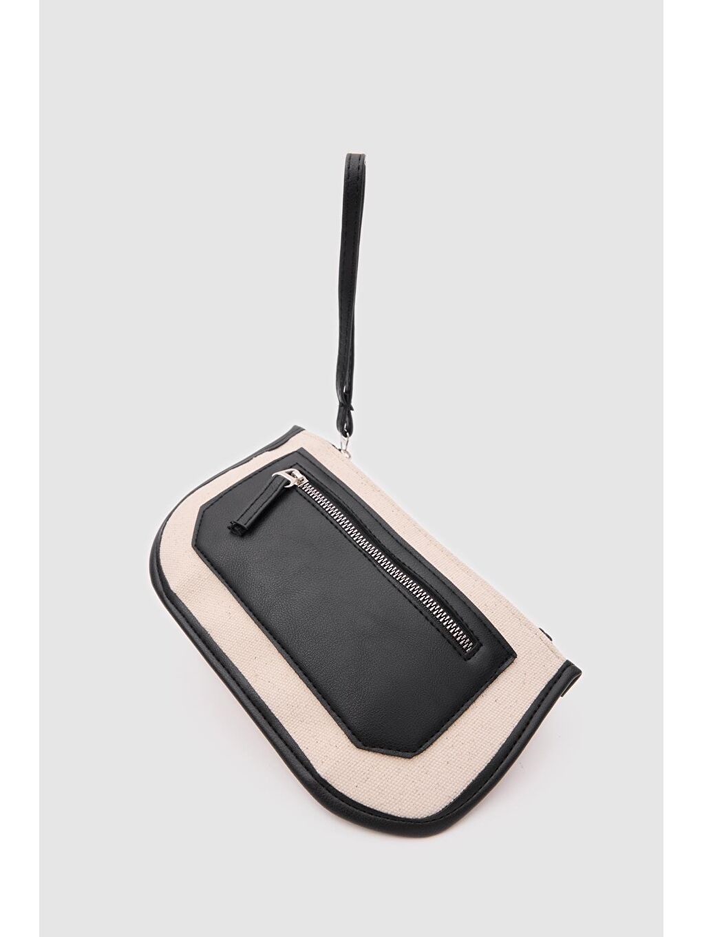 Papi Kanvas Clutch Cüzdan Siyah-3