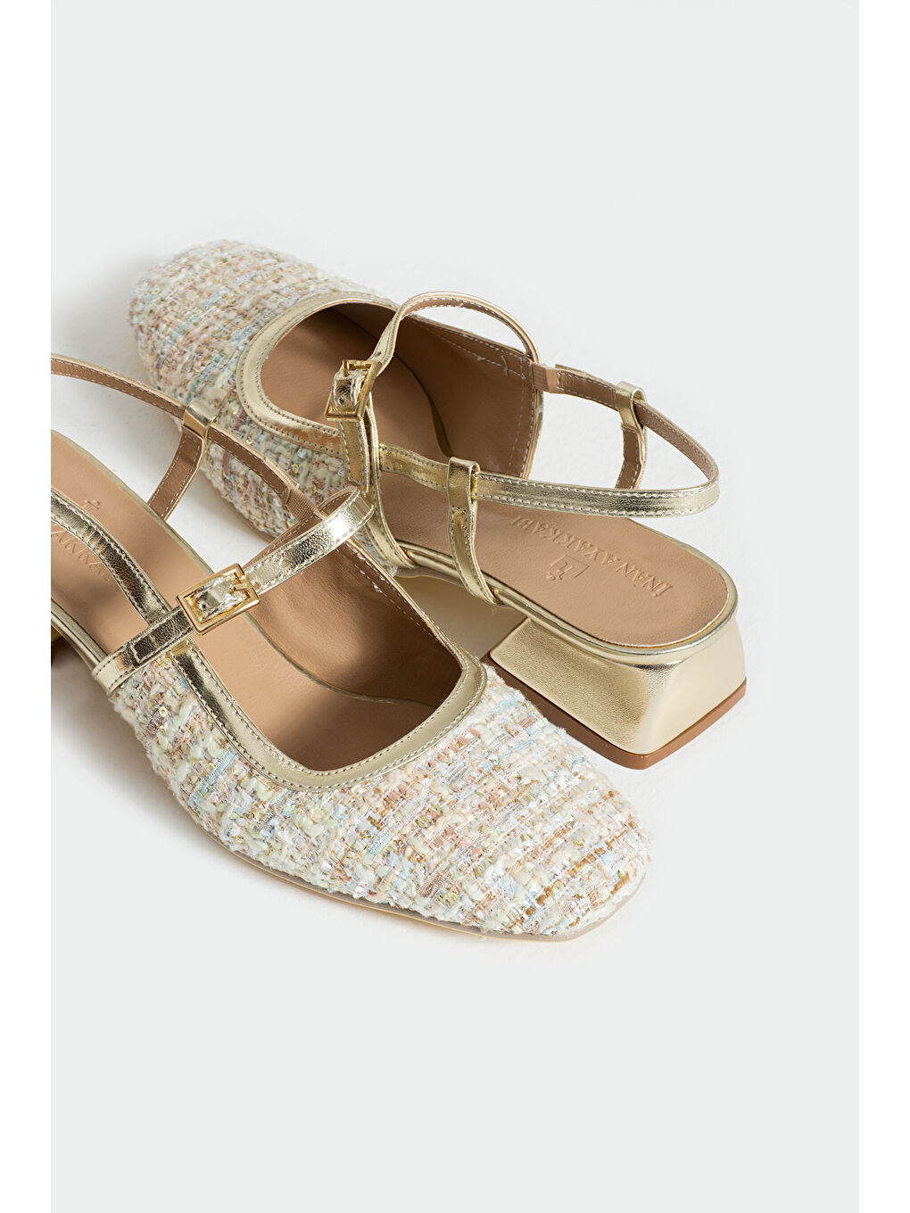 Sarı Kadın Babet Ayakkabı-2