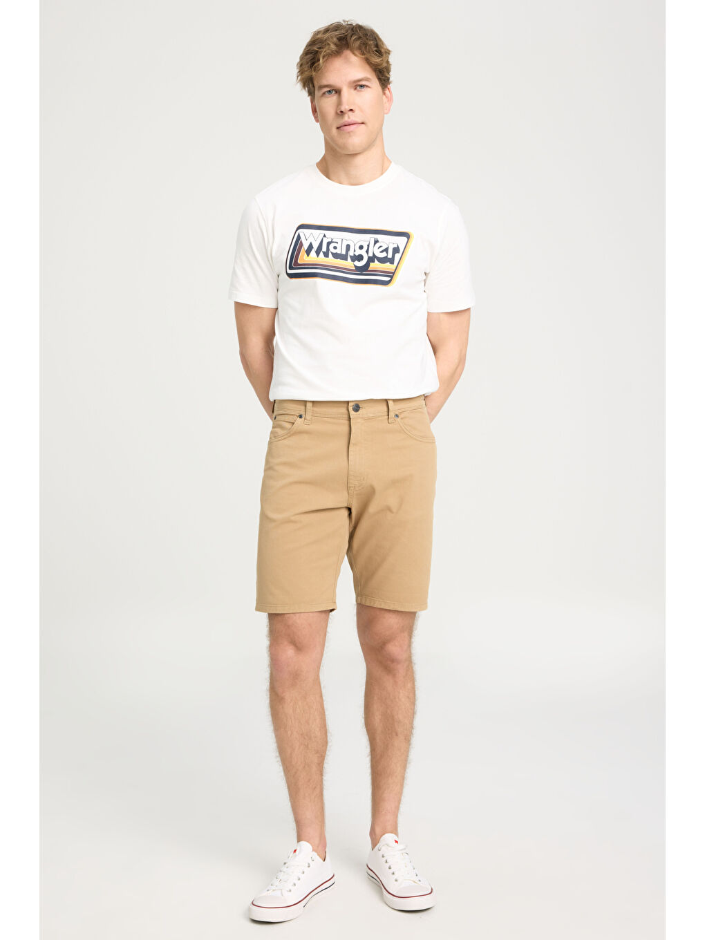 Bej Regular Fit Şort