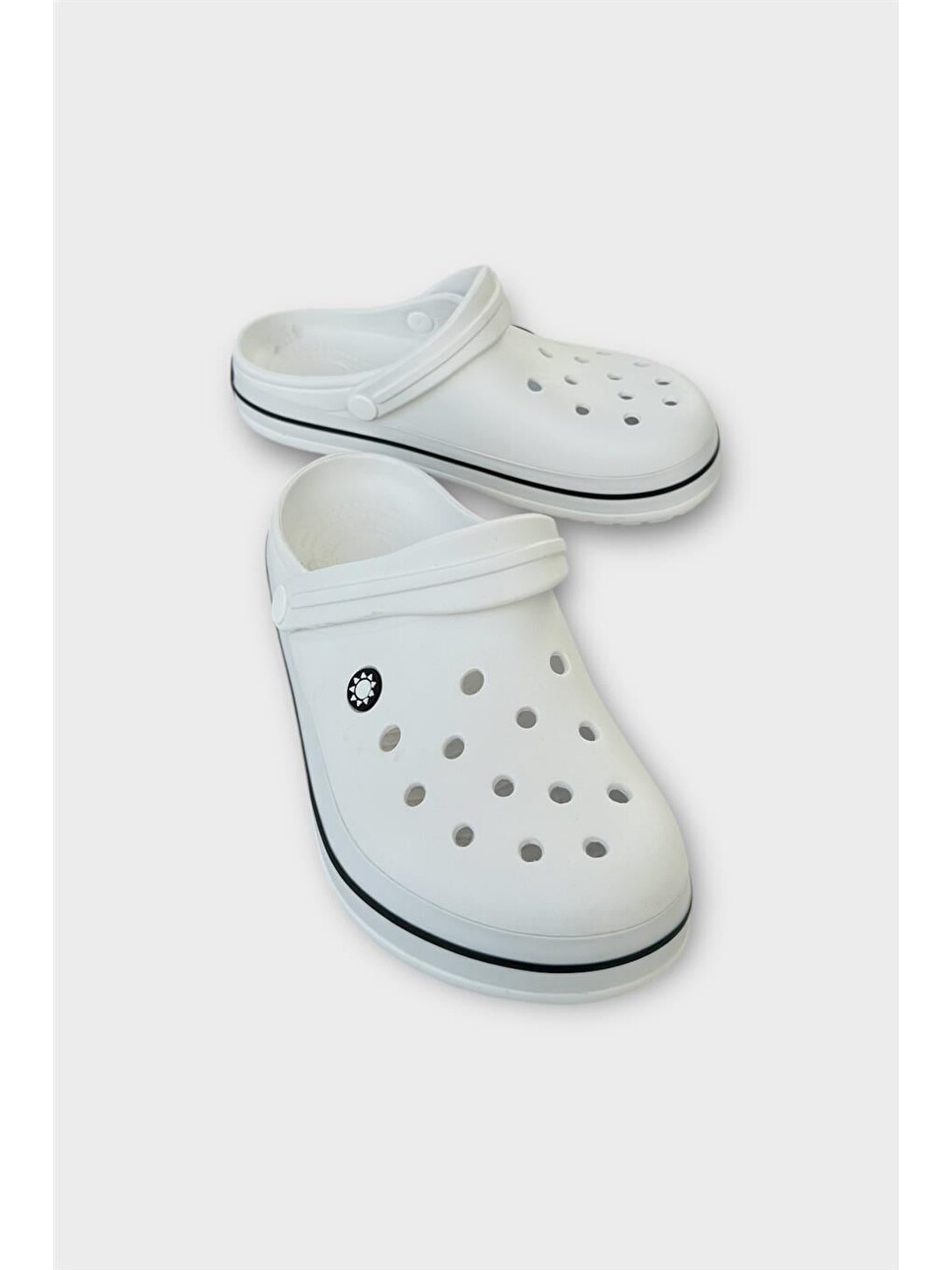 Unisex Comfort Hafif Medikal Hemşire Sabo Terlik Beyaz-1
