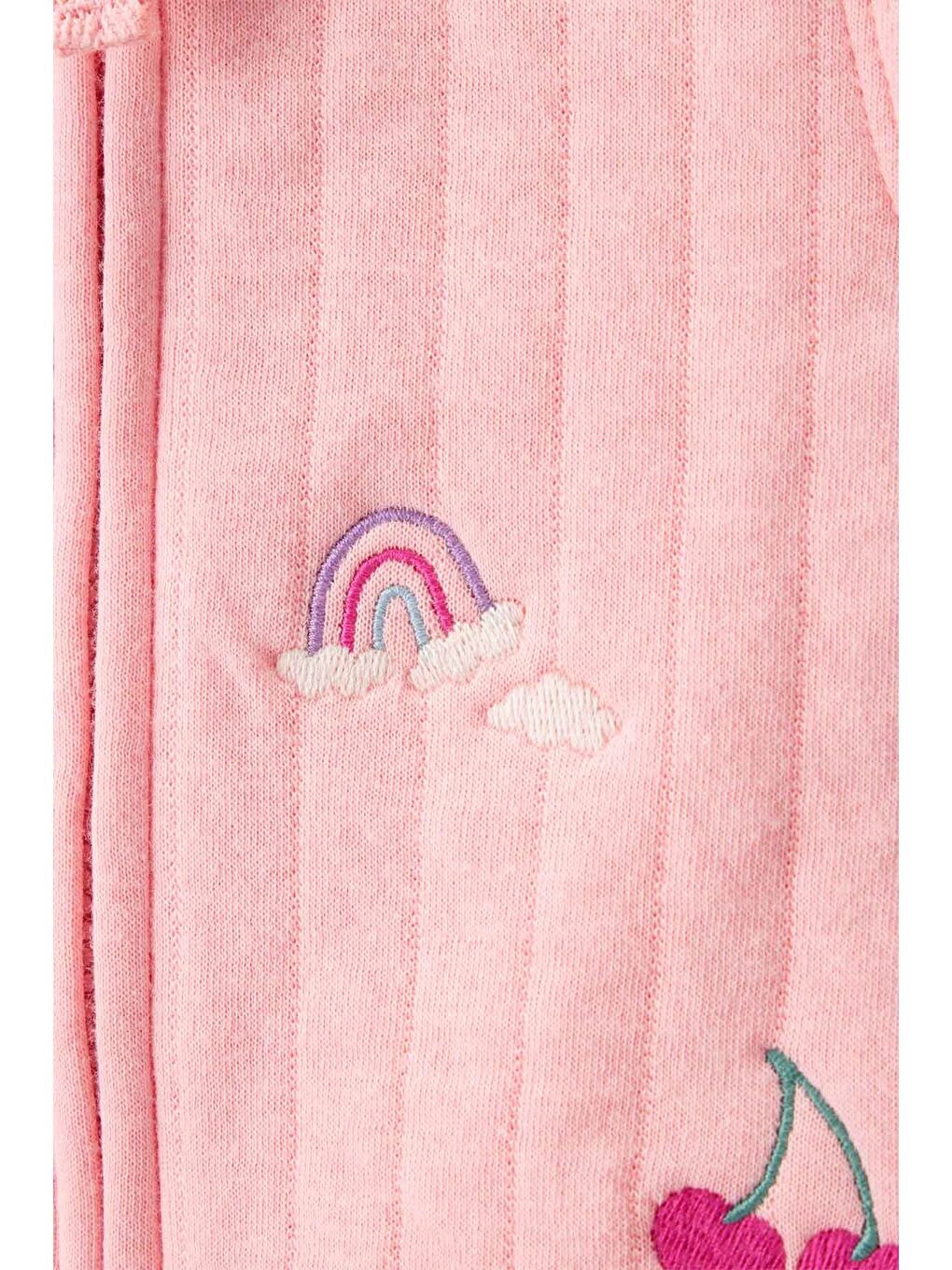 Kız Bebek Pembe Yelekli Set-1