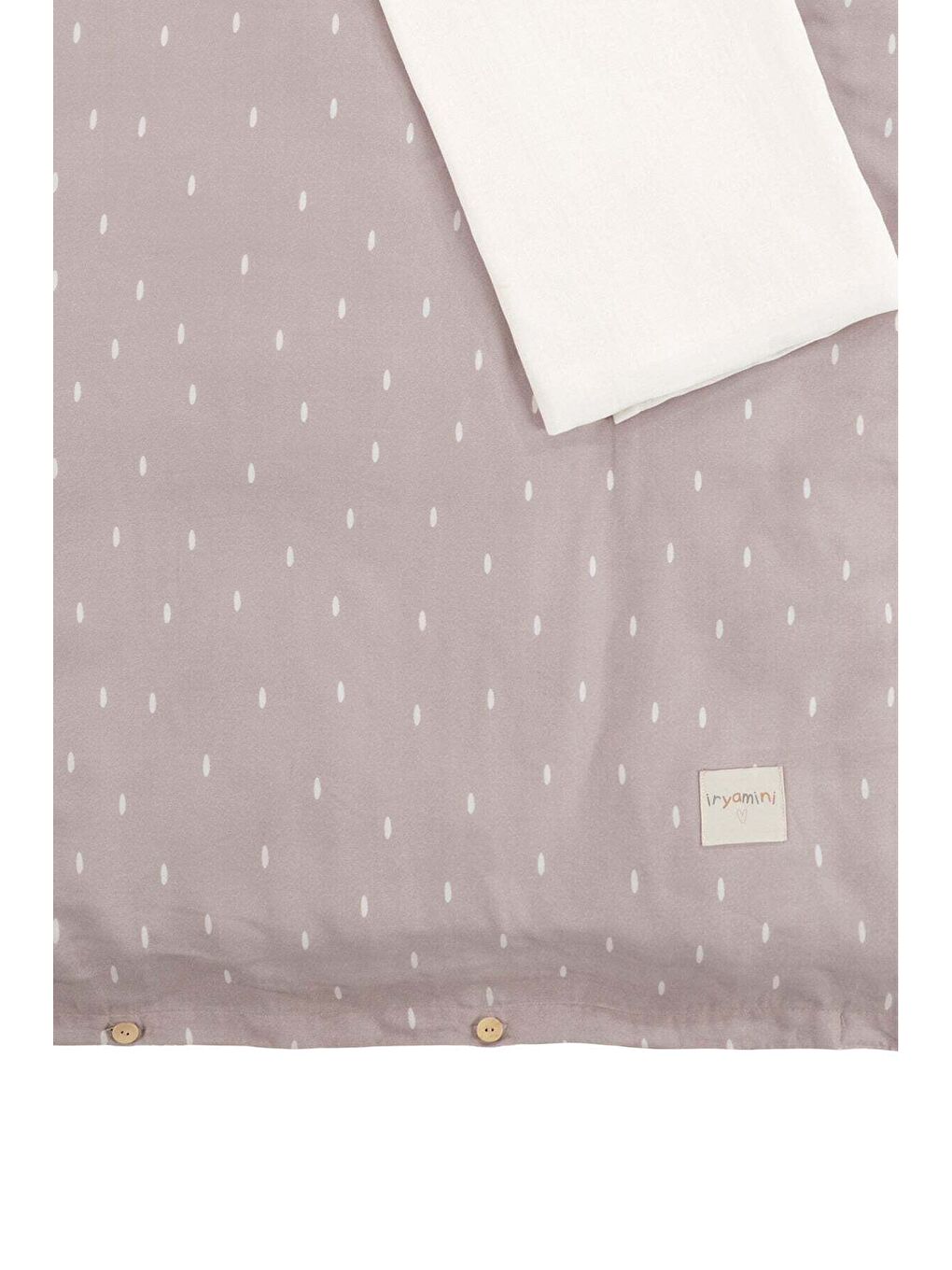 Tiny Bear Organik Pamuk Müslin Çocuk Nevresim Takımı Bej-4