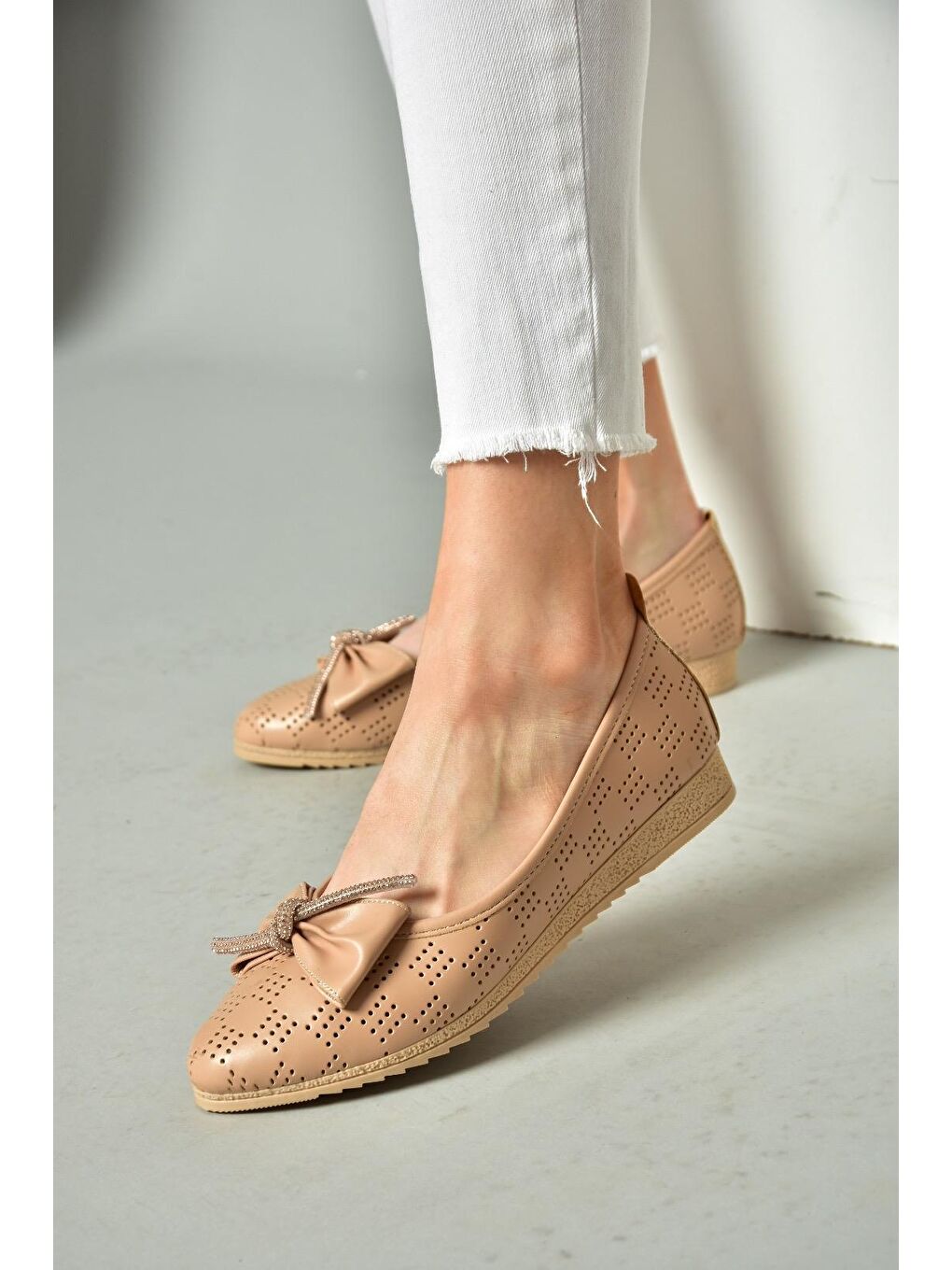 Bej S3147041 Ten Kadın Ayakkabı-4