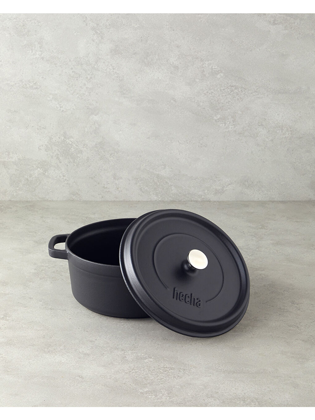 Demir Döküm Tencere 24 cm Siyah-1