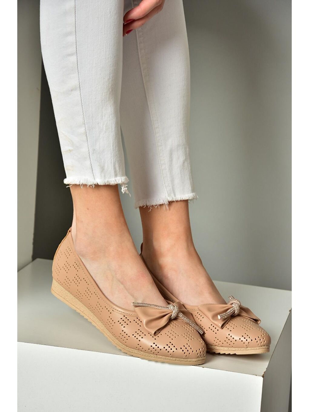 Bej S3147041 Ten Kadın Ayakkabı-5