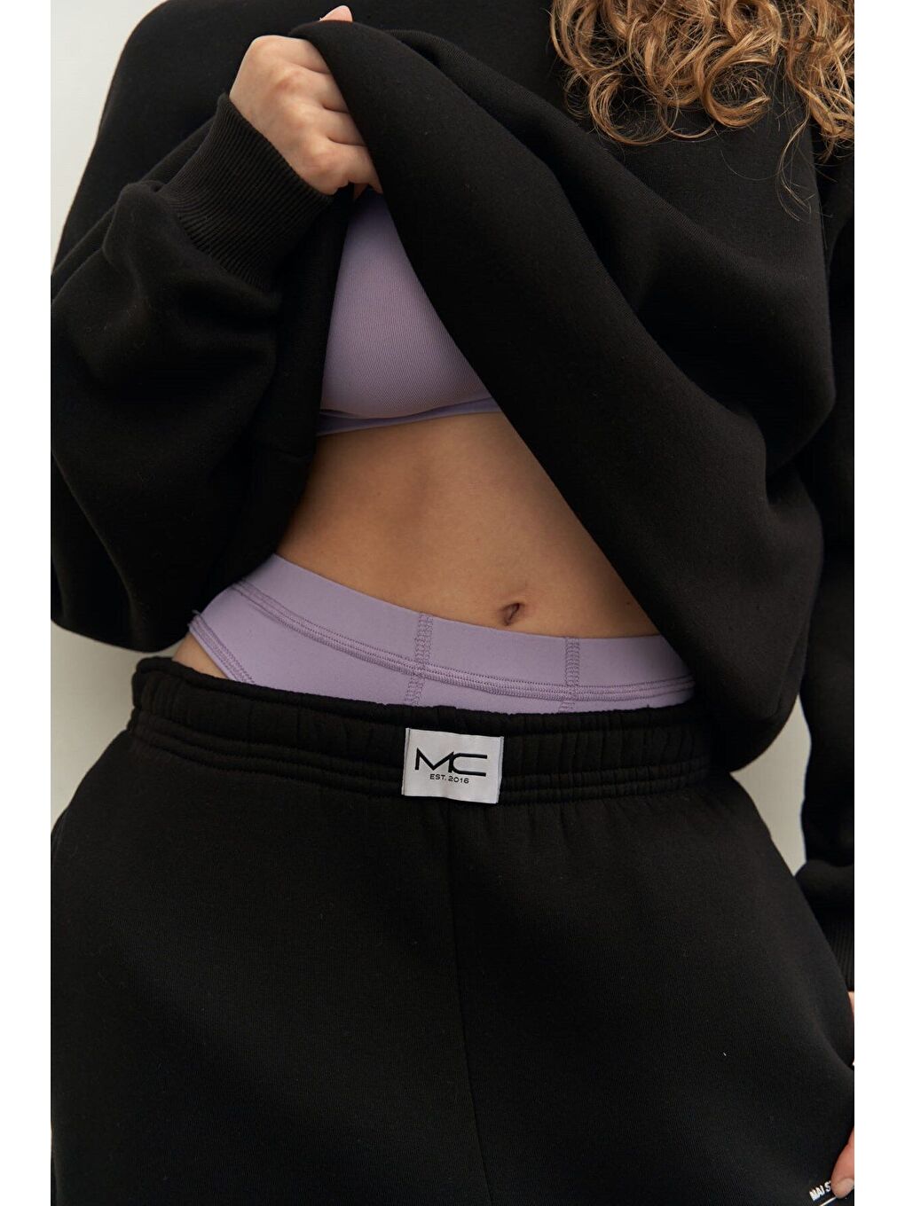 Mini Bike Siyah Bisiklet Yaka Eşofman Takım-5