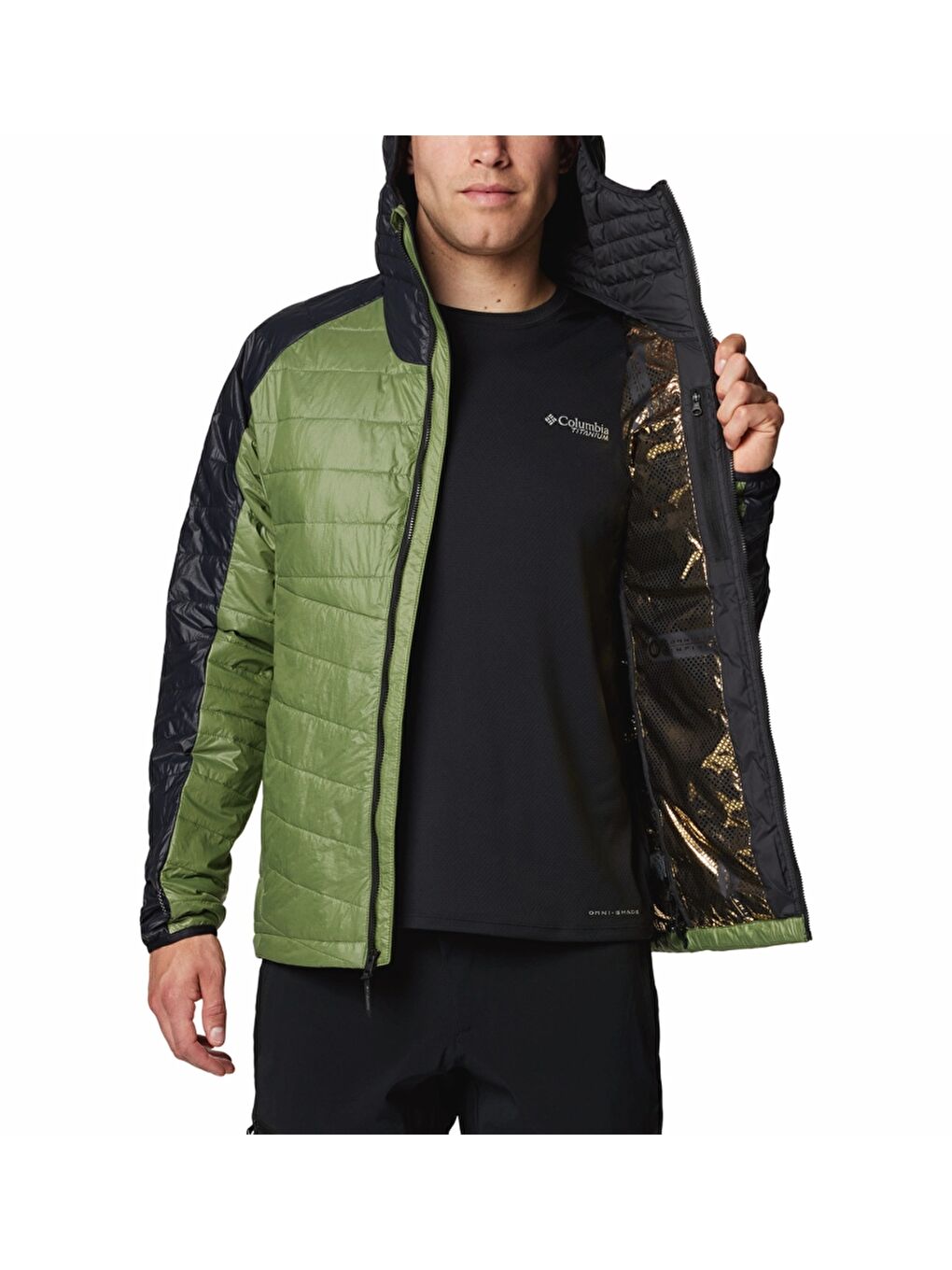 Columbia Yeşil Platinum Peak Hooded Erkek Mont WO9771-352 - 4