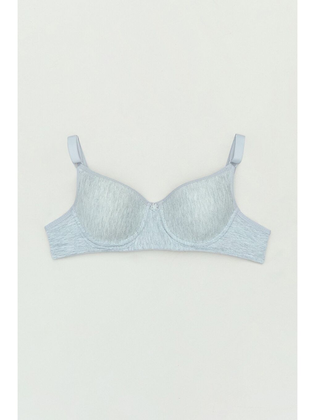 Gri Desteksiz Telli Sütyen