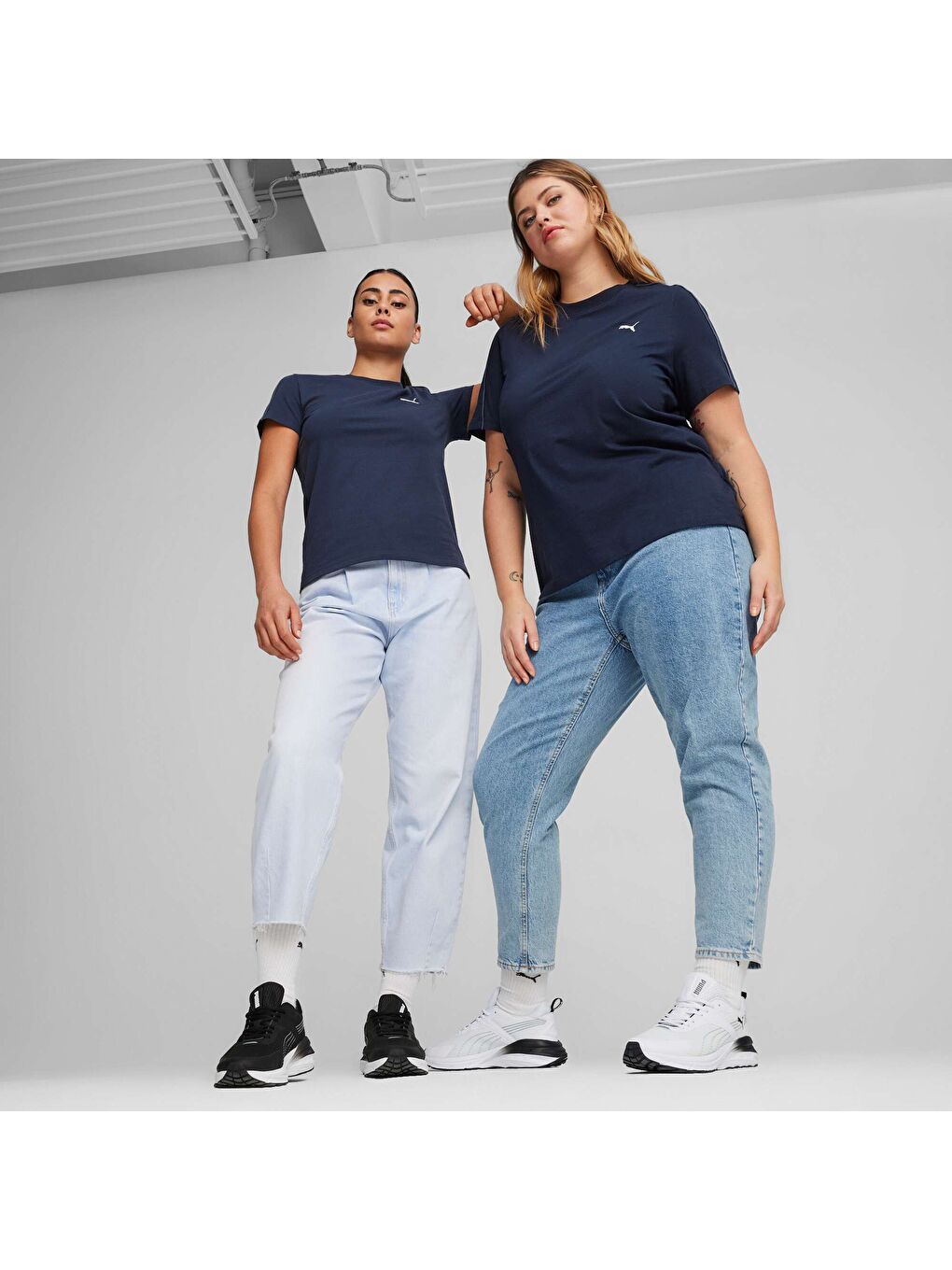 Lacivert HER Kadın T-shirt-6