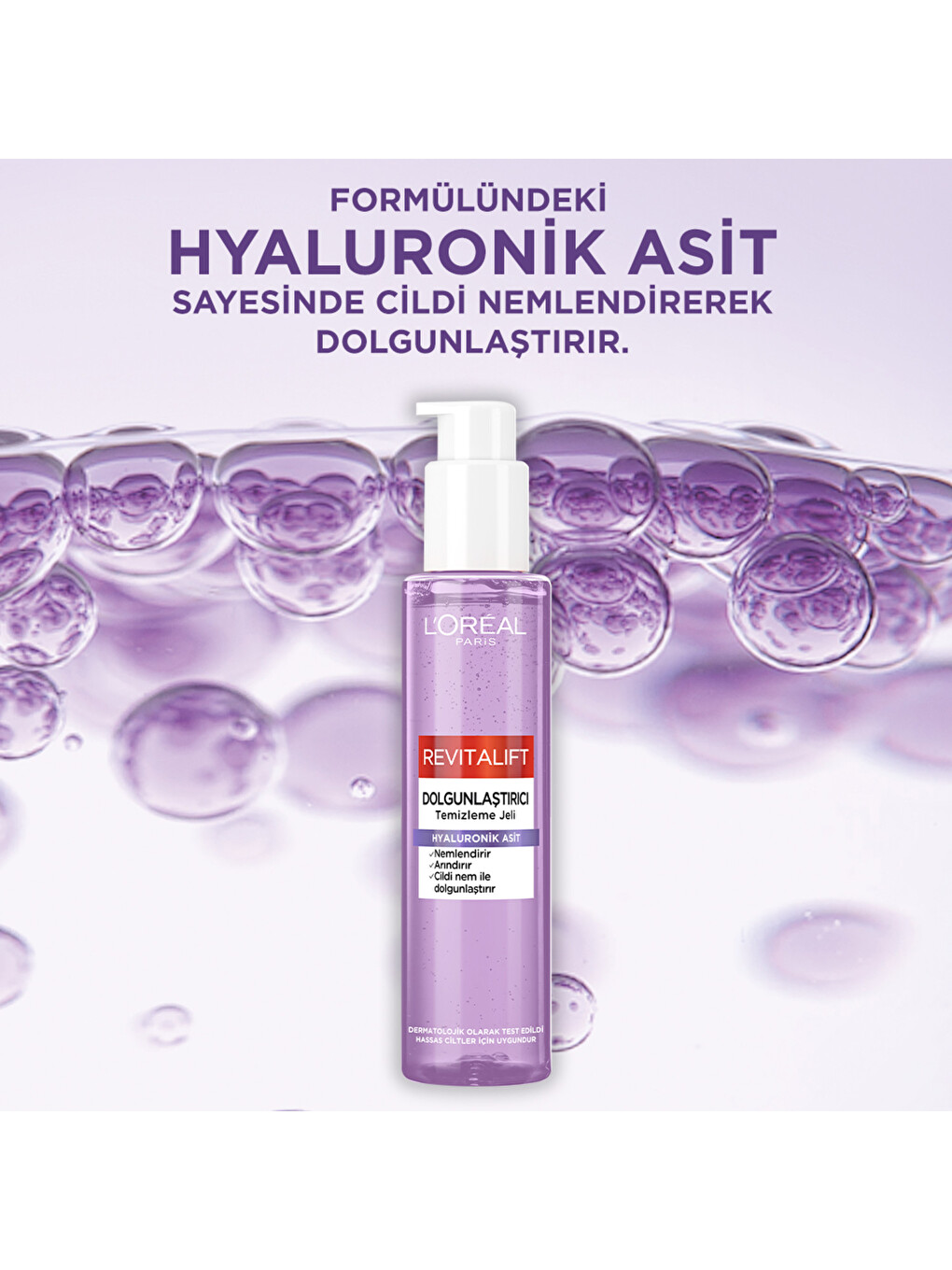 L'oréal Paris Revitalift Dolgunlaştırıcı Temizleme Jeli 150ml - Hyaluronik Asit (copy)-1
