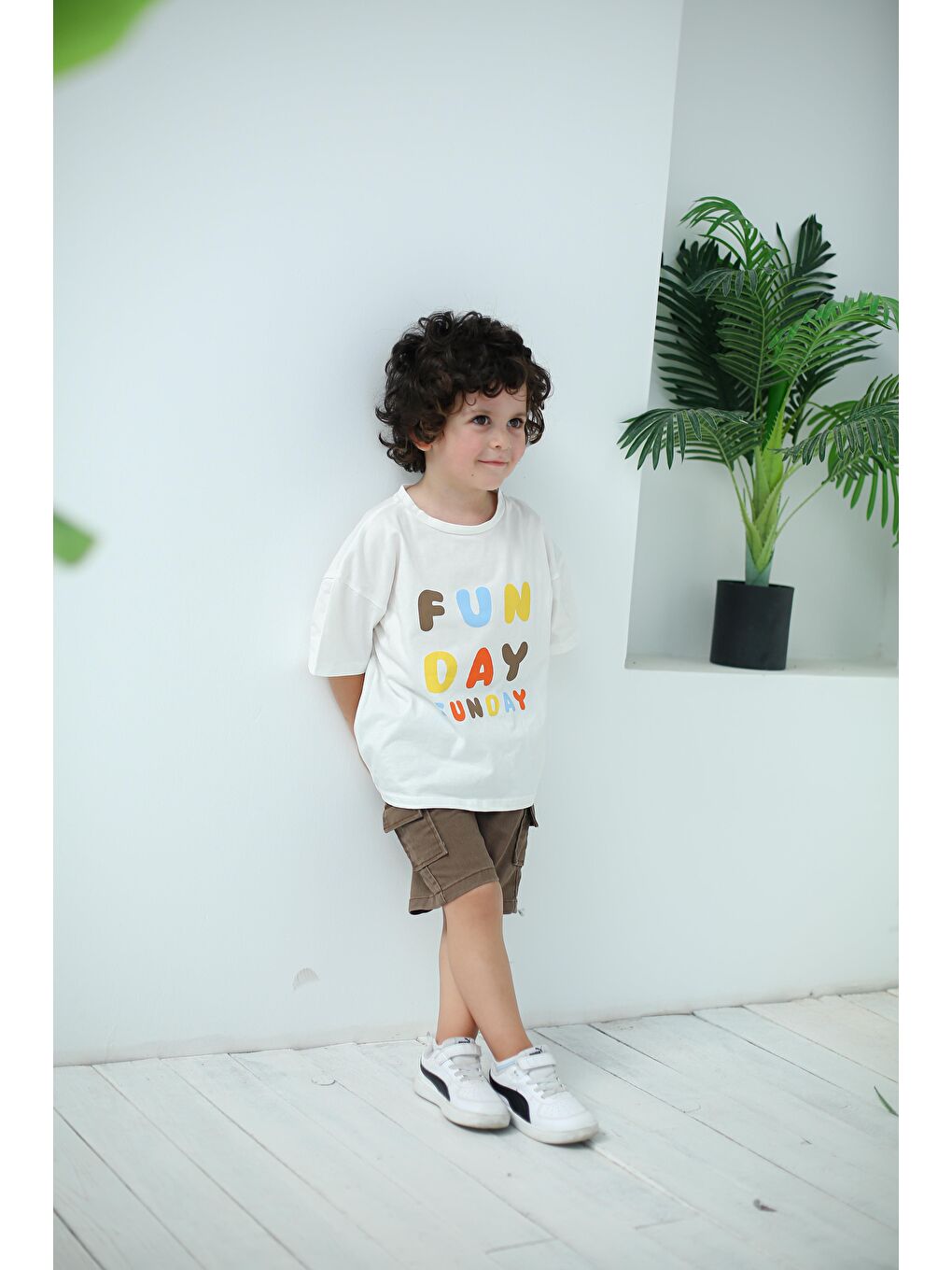 Kahverengi Kargo Cepli İkili Takım-2