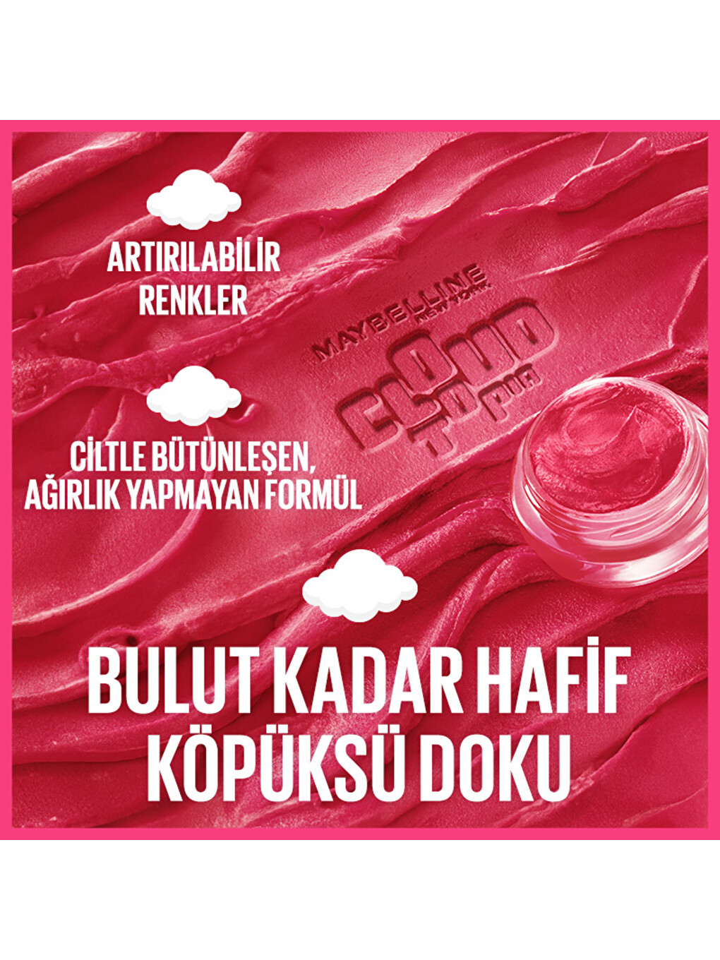 Cloudtopia Köpük Dokulu Mat Allık 01 Twilight Berry-2