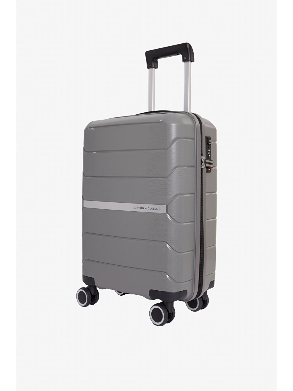 Erkek Gri Kabin (Küçük) Boy Valiz-1