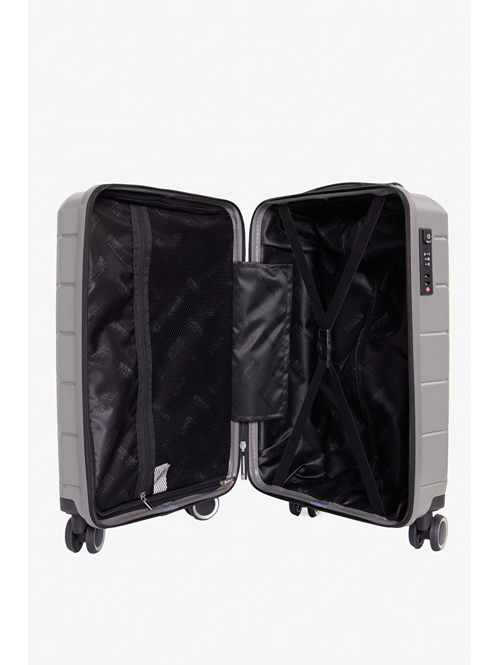 Erkek Gri Kabin (Küçük) Boy Valiz-2