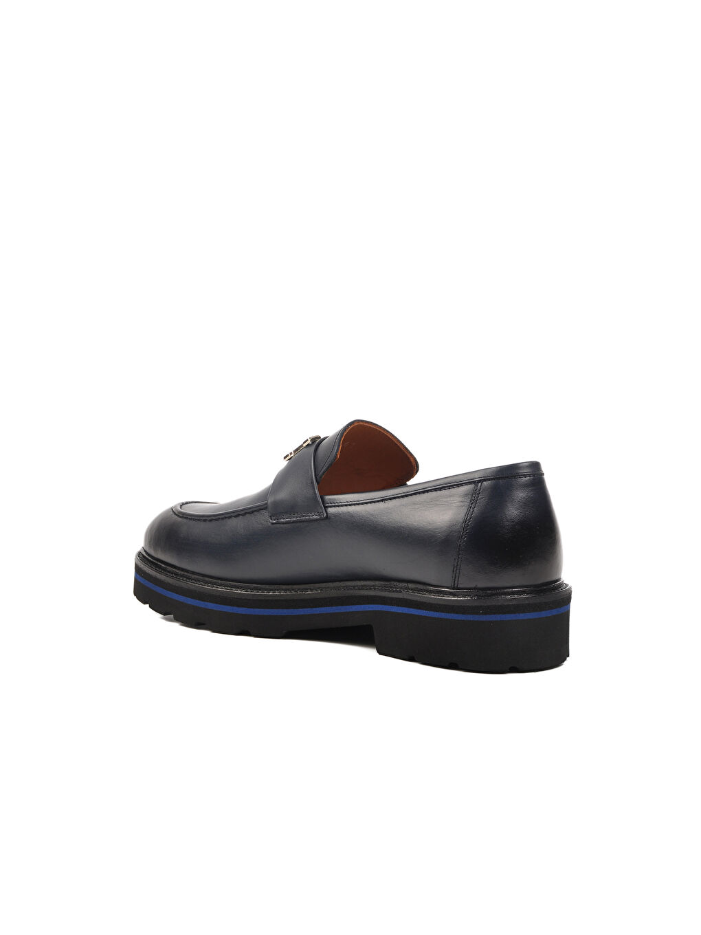 Ayakmod Lacivert Hakiki Deri Erkek Loafer Ayakkabı Premium 2871 M - 3