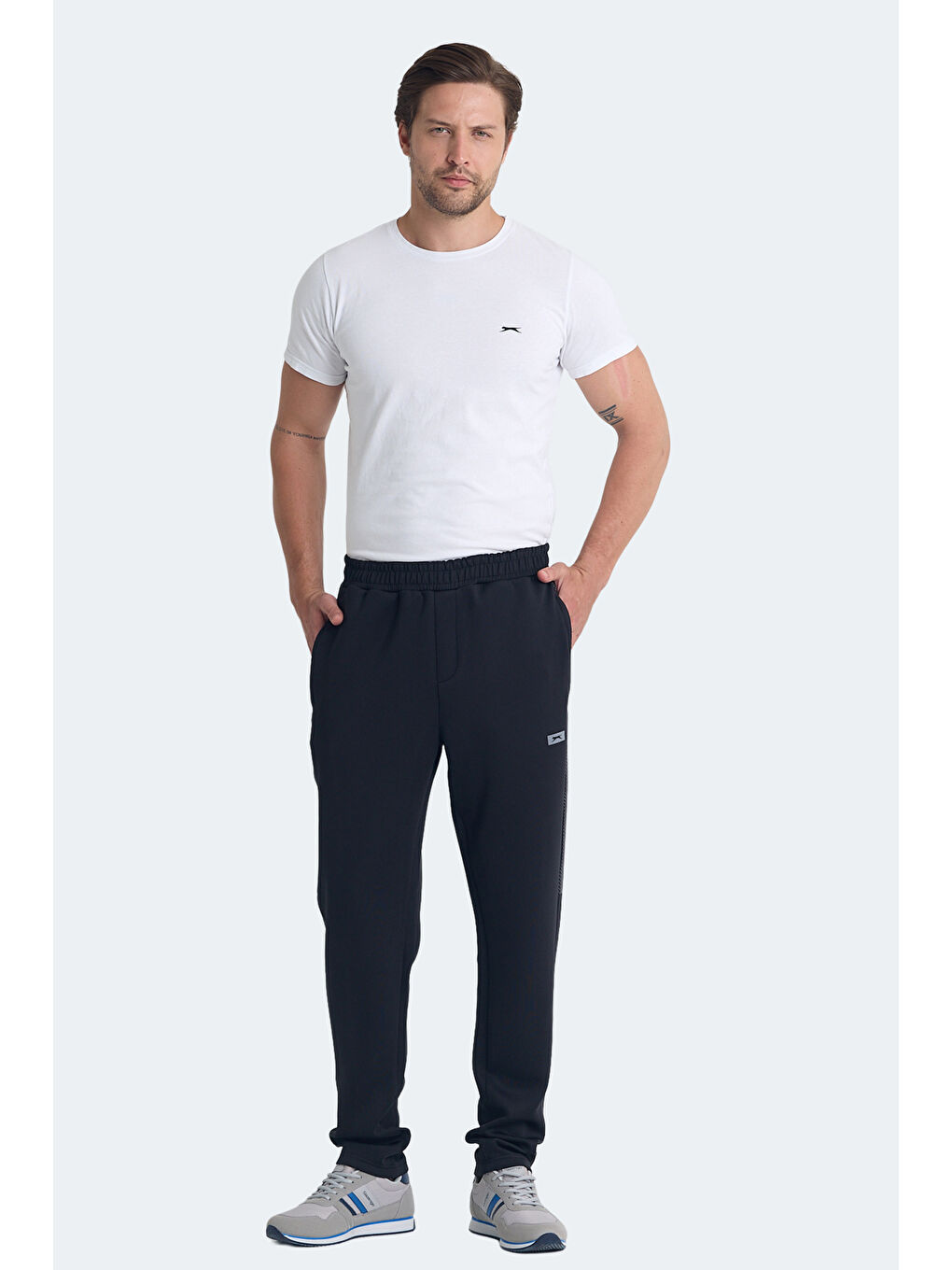 VILPU Erkek Siyah Eşofman Altı-3