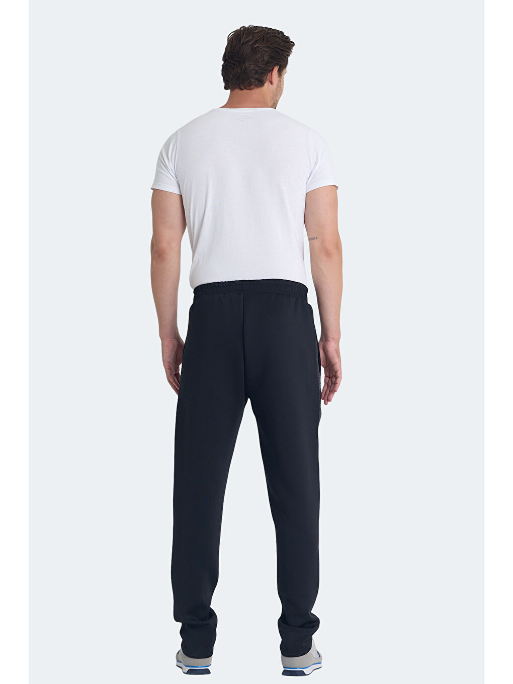 VILPU Erkek Siyah Eşofman Altı-4