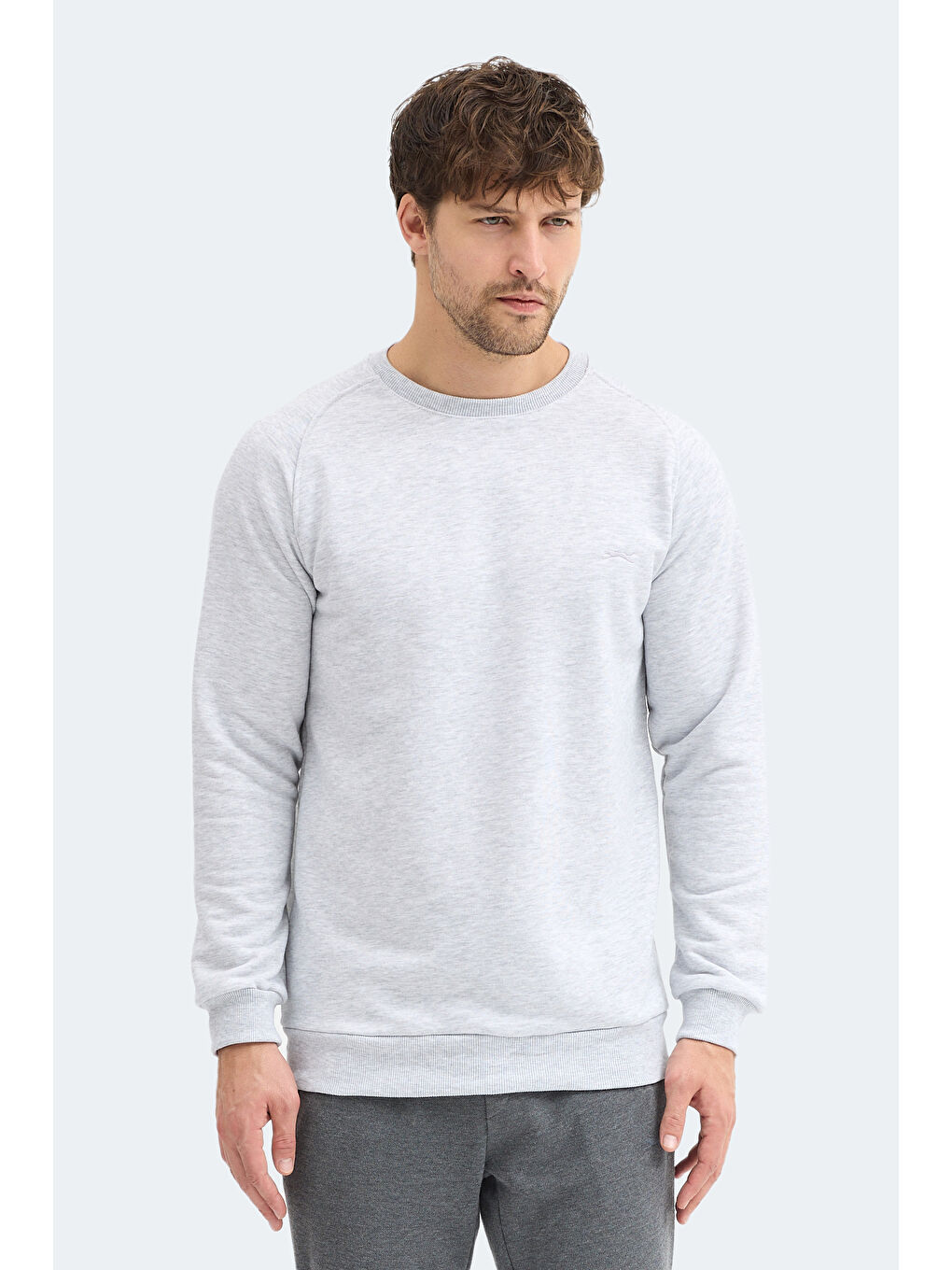 Bej NADAV Erkek  Taş Gri Sweatshırt-6